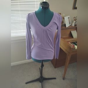 Apt 9 small lavender long sleeve shirt